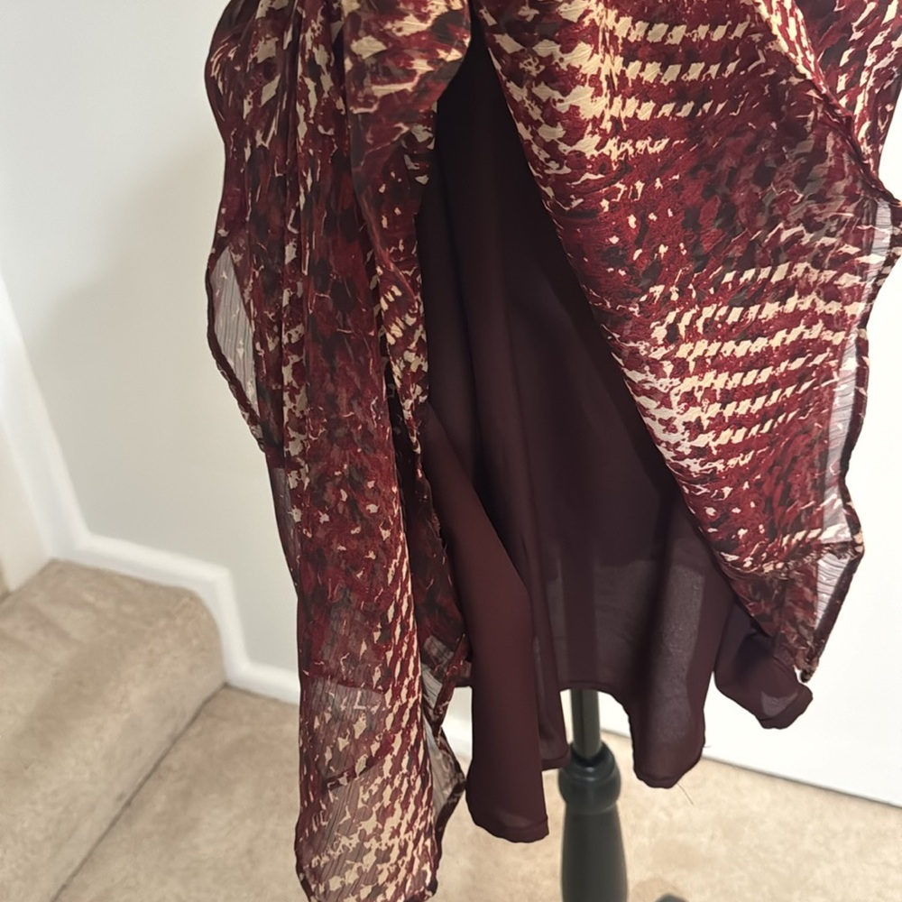 Converse One Star Burgundy Dress - Size Small - Picture 4 of 8